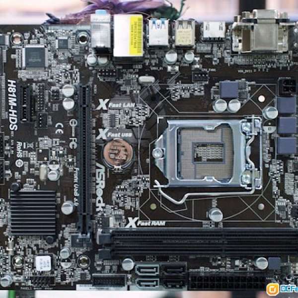 AsRock H81M-HDS mainboard + intel 4gen Pentium G3240 3.1Ghz