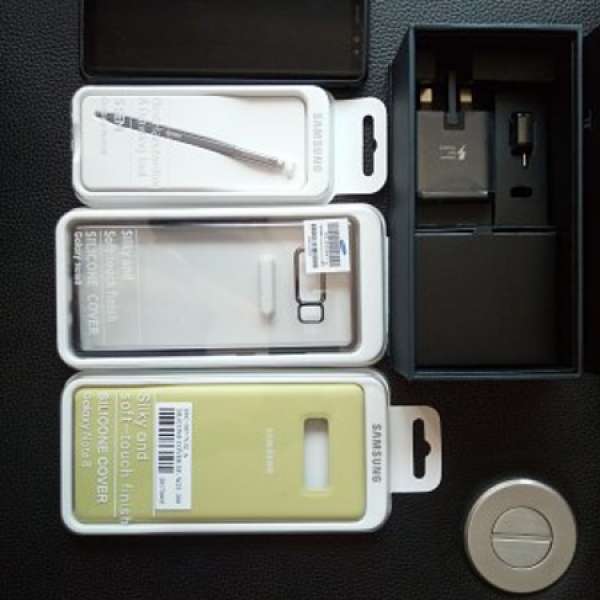 Samsung note 8 128G Orchid Grey 極新 $3700