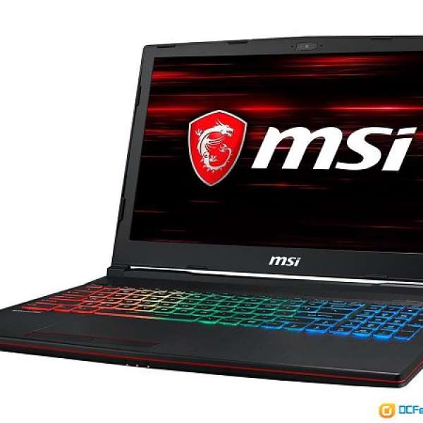 全新未開封 MSI GP63 15.6" 120 Hz FHD i7-8750H GTX 1070 Gaming Laptop