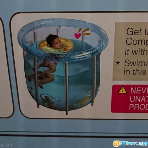 放 99%新 嬰兒BB 家居泳池 室內BB泳池 (購自玩具反斗城)