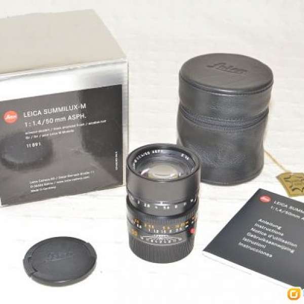 Leica M Summilux 50mm 1.4 ASPH
