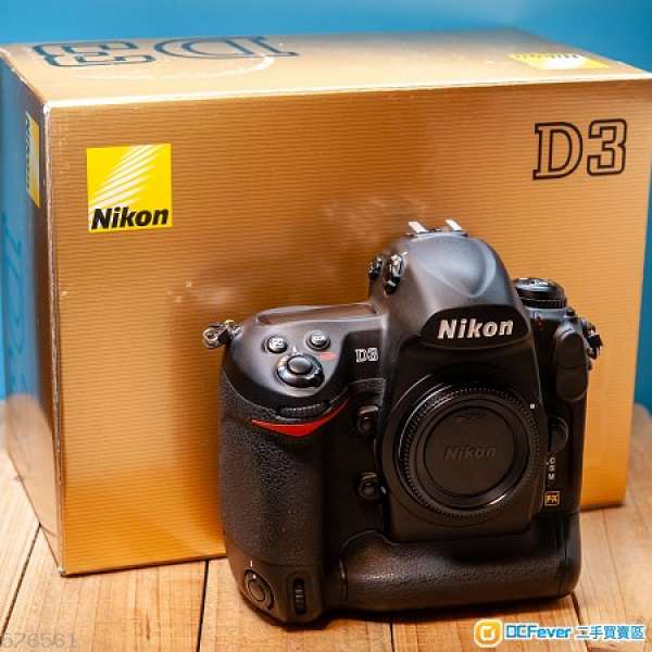 Nikon D3 Body (全套新淨 / 快門不過17k)