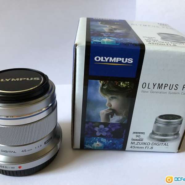 Olympus M.Zuiko Digital ED 45mm F1.8 連原盒