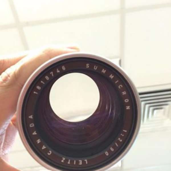 Leica Summicron 90mm f/2 m mount 大頭九 銀色