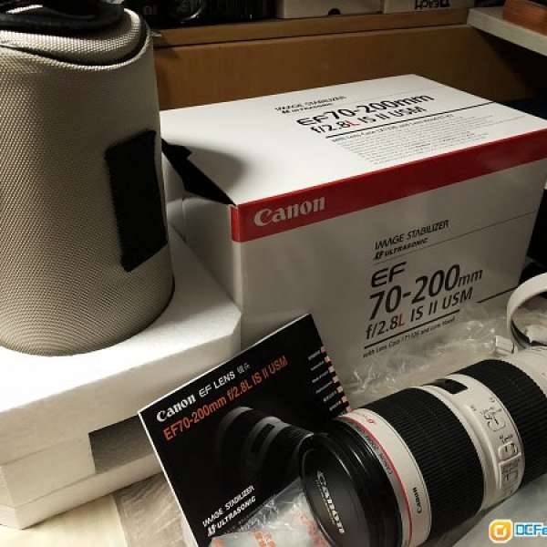 賣Canon 70-200mm f2.8 IS II （2代 $9500)