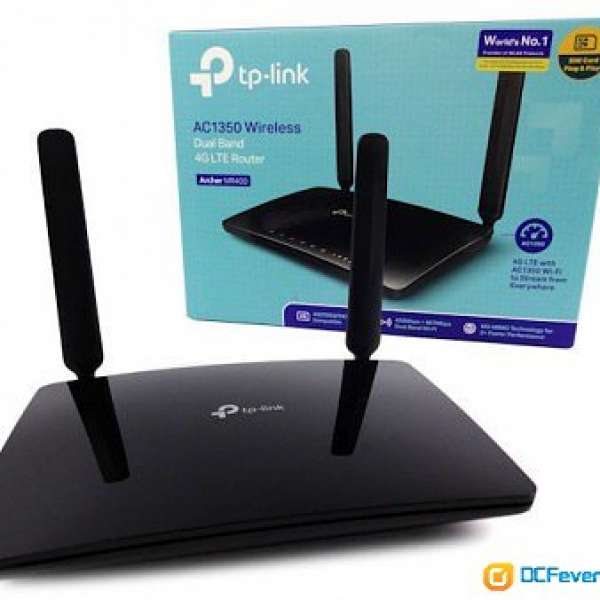 TP-Link Archer MR400 (AC1350 Wireless Dual Band 4G LTE Router)