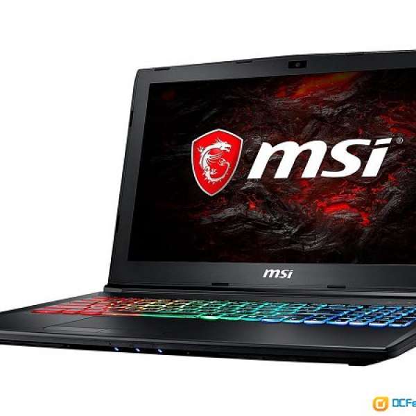 MSI GP62MVRX Gaming Laptop 7700HQ, 1060 GTX, 16GB, 256SSD