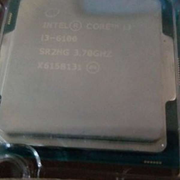 Intel Core i3-6100 Skylake (3.7GHz,3M Cache,LGA 1151,Intel HD Graphics