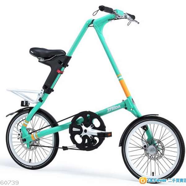 STRiDA SX 18" 輪組 薄荷綠 摺合單車 (跟8種原廠單車配件 價值$1100) 5.2再升級