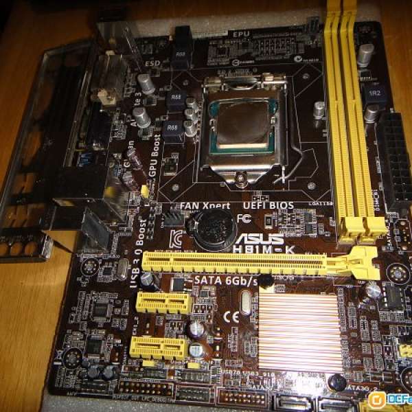 Intel® Core™ i5-4570 3.20 GHz 連主版 ASUS H81M-K Socket 1150