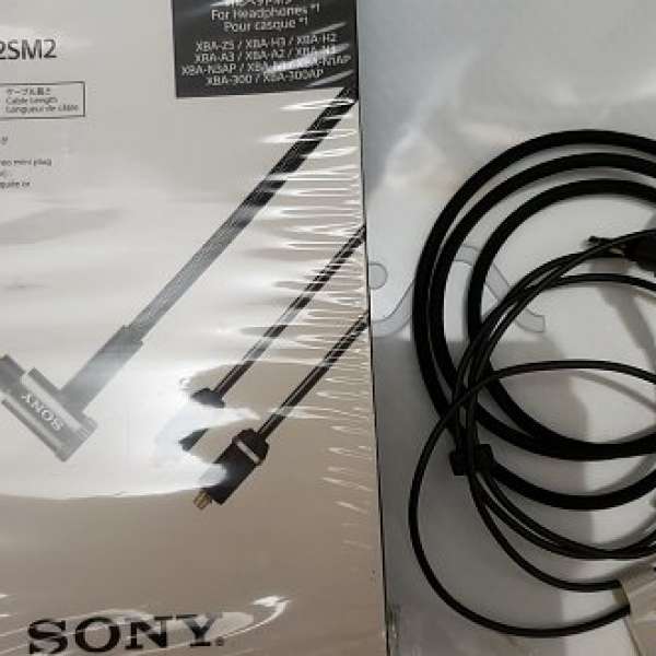 99成新 極少用 Sony MUC-M12SM2 3.5mm to mmcx cable