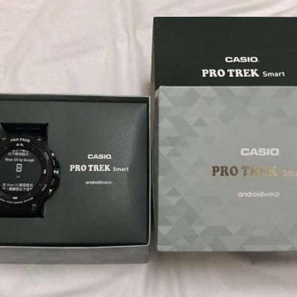 99%新 香港行貨 Casio WSD-F20-BK PRO TREK Smart 黑色 有保養