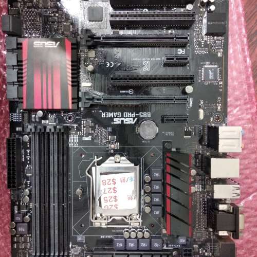 二手 ASUS B85 PRO GAMER B85 DDR3 USB3 LGA1150 ATX MB