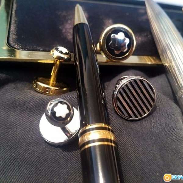 萬寶龍 Montblanc pencil and 萬寶龍 Cufflinks袖口鈕