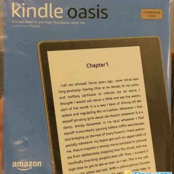 全新未開封 Kindle Oasis 2017 32GB WiFi有廣告版 (香檳金/灰色)