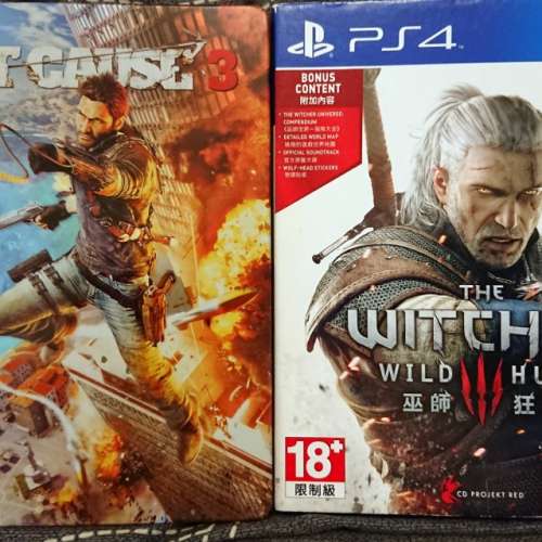Just Cause 3 Witcher 3 可換games