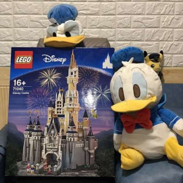 LEGO 71040 Disney Castle 廸士尼城堡+LED燈 99%新