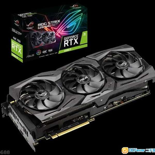 全新未開封 Asus ROG STRIX Gaming GeForce RTX 2080 Ti O11G Video Card 現貨1套