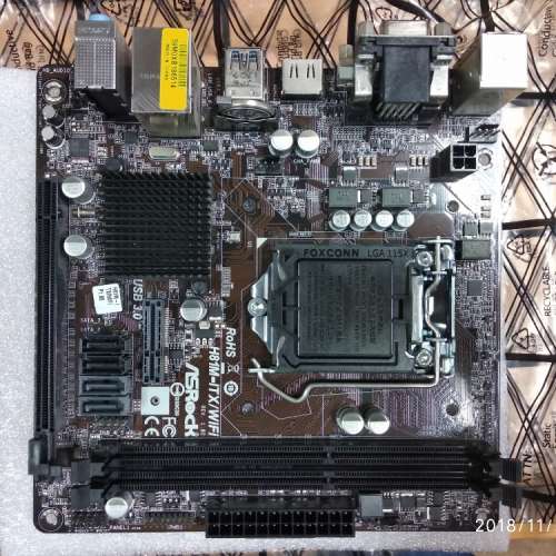 二手 ASROCK H81M-ITX H81 DDR3 USB3 LGA1150 ITX MB