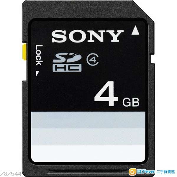 全新 SONY 4GB SDHC