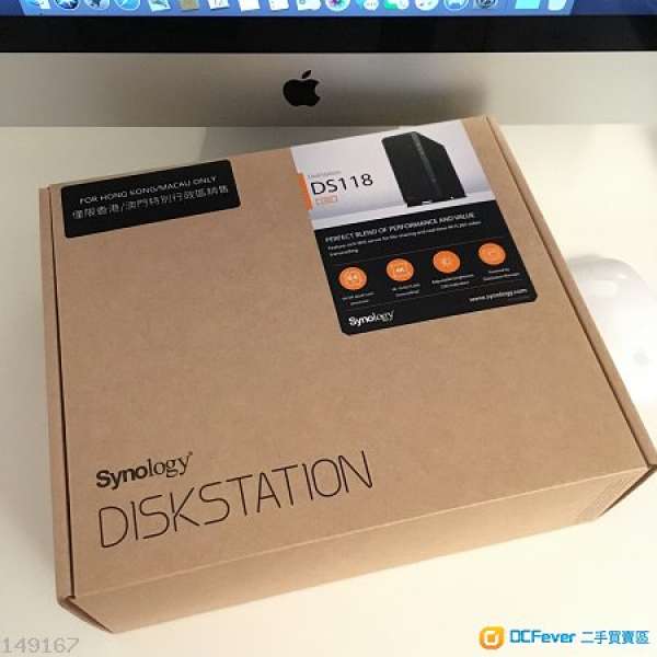 完美如新 Synology DiskStation DS118 1bay NAS