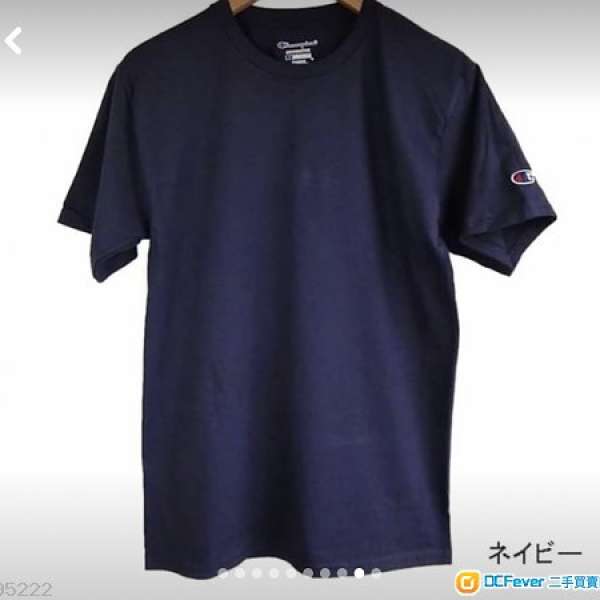 全新正品 Champion T恤 藍色、深灰 美版 L