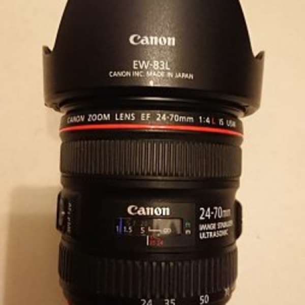 Canon EF 24-70mm F/4 L IS 9.5成新 行貨