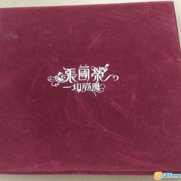 張國榮 一切隨風 紅絲絨盒 記念版 C D HK$100.00