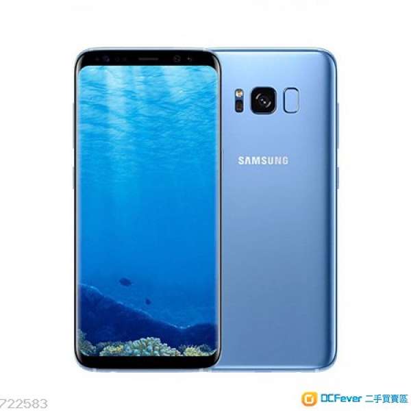 Samsung galaxy s8 plus 128GB 藍色 90%New 100%Work