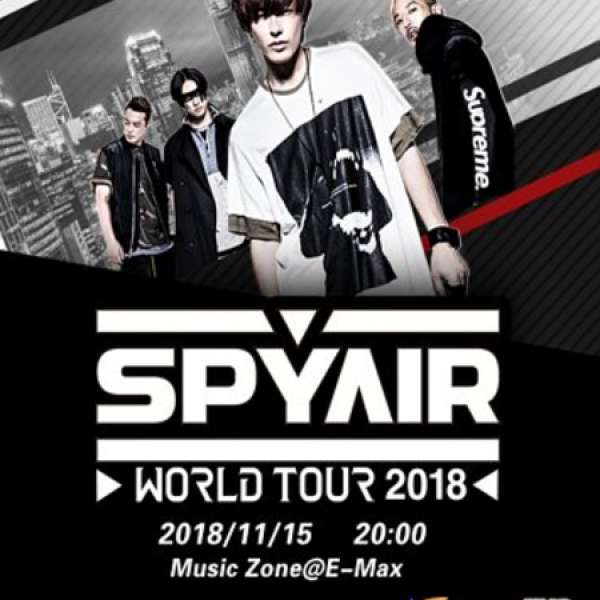半價出售 《SPYAIR WORLD TOUR 2018》香港站 2張