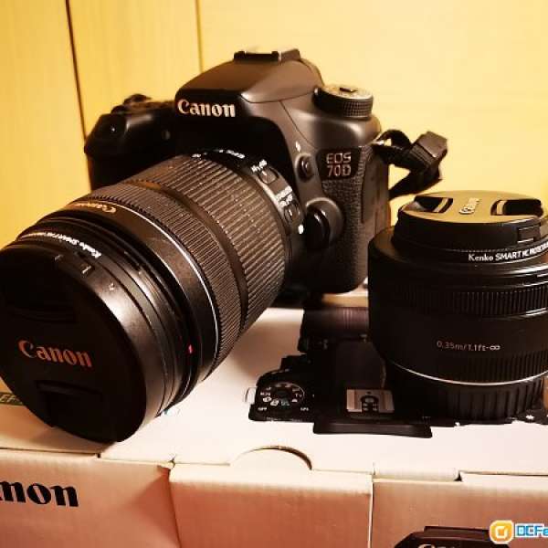 Canon 70d + 18-135 + 50 1.8