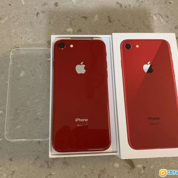 99%新 iPhone 8 64 紅色 保養到4/2019