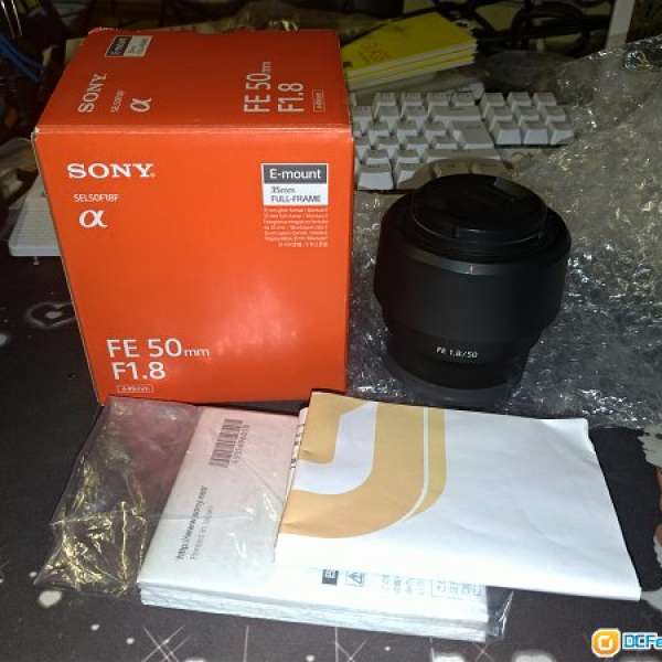 放︰ Sony 50mm f1.8 SEL50F18F 有單、有盒、行貨過保 連filter