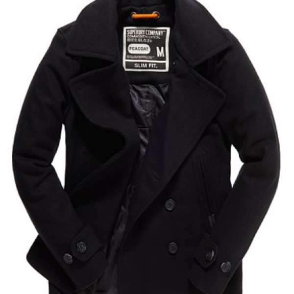 Superdry Pea Coat (Size Small)