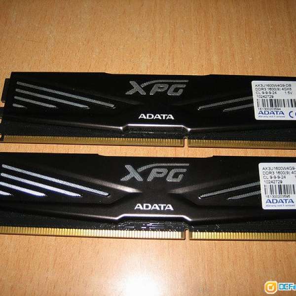 ADATA-XPG DDR3-1600 8GB Kit (4GBx2)(CL9)