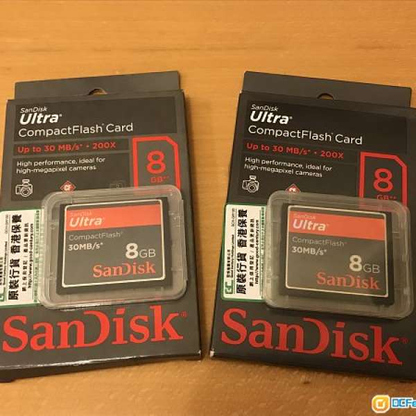 Sandisk 8GB CF Card 兩張