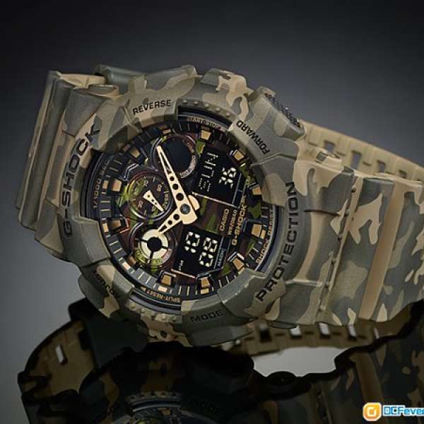 G-SHOCK GA-100CM-5AJF 11月份新貨 限定 手錶 日版 迷彩 現貨