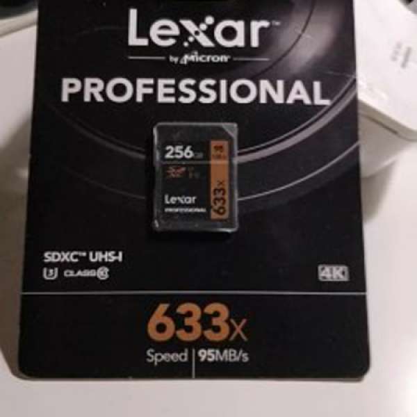 Lexar professional 633x 256gb sdxc card