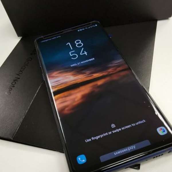 98%新 Samsung Note 9 6G + 128G 藍色 行貨