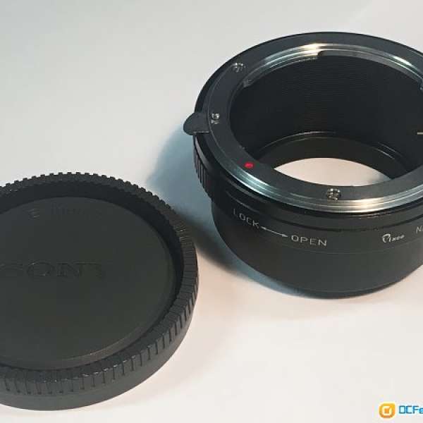 Nikon F to Sony E mount adaptor