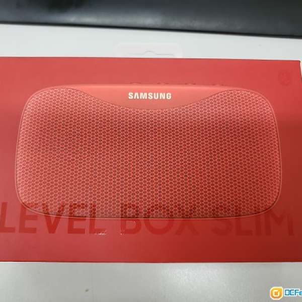 Samsung Level Box Slim 藍牙防水喇叭 全新 紅色