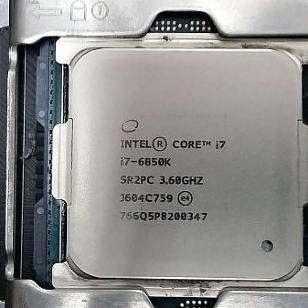 Intel i7-6850K 6-Core 3.6 GHz 15MB Cache LGA 2011-V3 聯強保養 2019 - 7