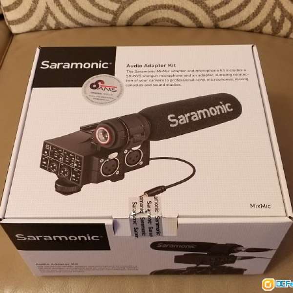 Saramonic MixMic Shotgun Microphone with Integrated 2-Channel Audio Ad