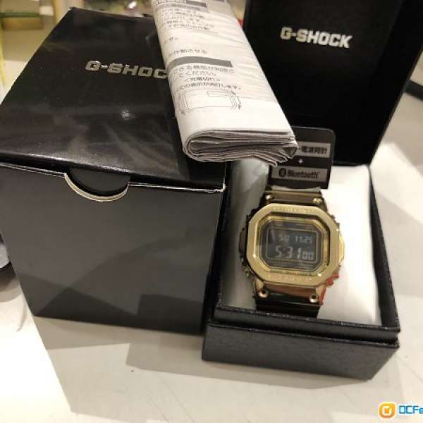 Casio gshock 5000..金色全金屬制