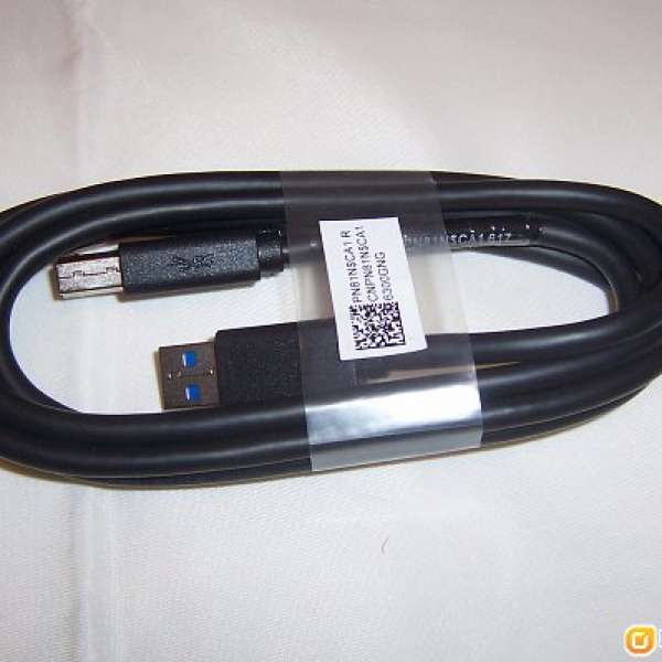 全新 Dell 跟機 USB3.0A to USB3.0B Cable 1.8M (Male to Male)