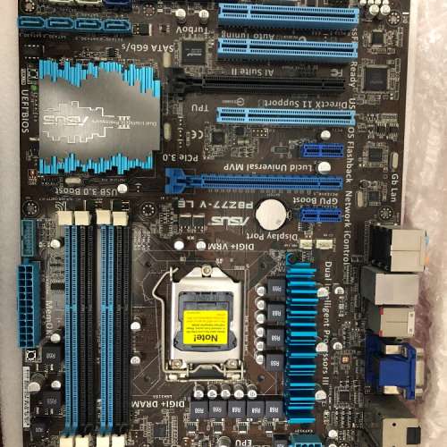 二手 ASUS P8Z77V LE Z77 DDR3 USB3 LGA1155 ATX MB