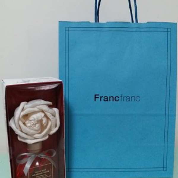 全新 Francfranc 玫瑰香熏，連原裝紙袋
