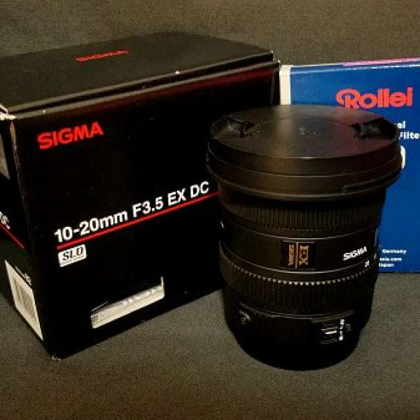 SIGMA 10-20mm F3.5 EX DC HSM 全套 (新皮)