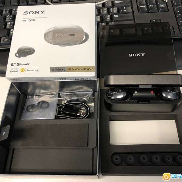 Sony 無線藍牙耳機 WF-1000X Wireless, Bluetooth