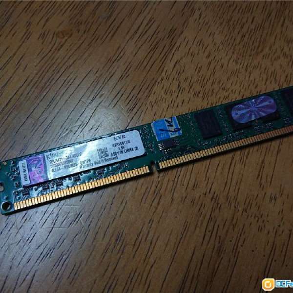 Kingston DDR3-1600 4GB 一條